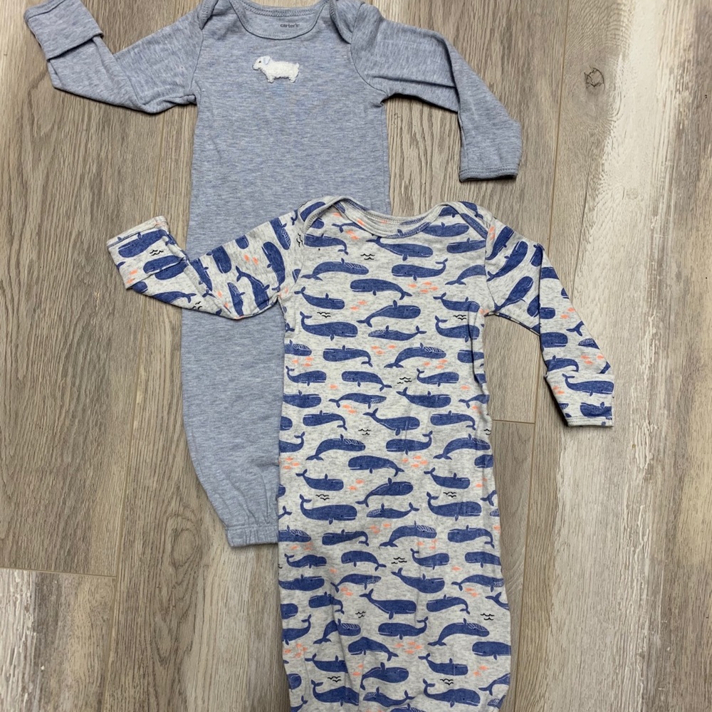 Bundle of Carter’s pajama gown